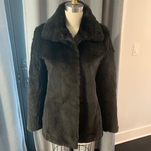 Theory Rabbit Fur jacket. Super soft and in EUC.